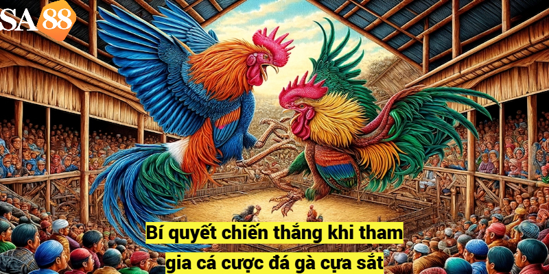 Bí quyết chiến thắng khi tham gia cá cược đá gà cựa sắt 